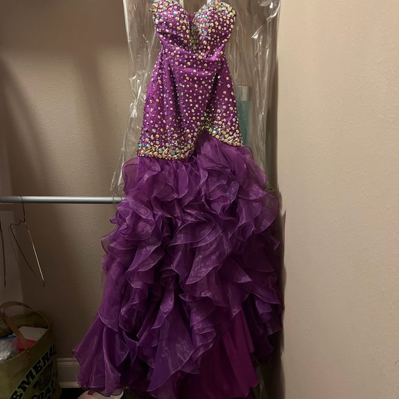 Purple Prom Dress - Picture 1 of 3